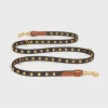 Discount Adjustable Dog Leash in Triomphe Canvas and Calfskin with Studs Dog Accessories