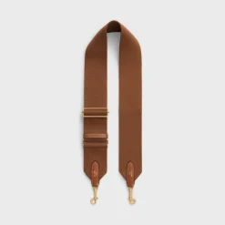 Outlet adjustable strap in wool with GOLD FINISHING Women Categories·Straps And Accessories