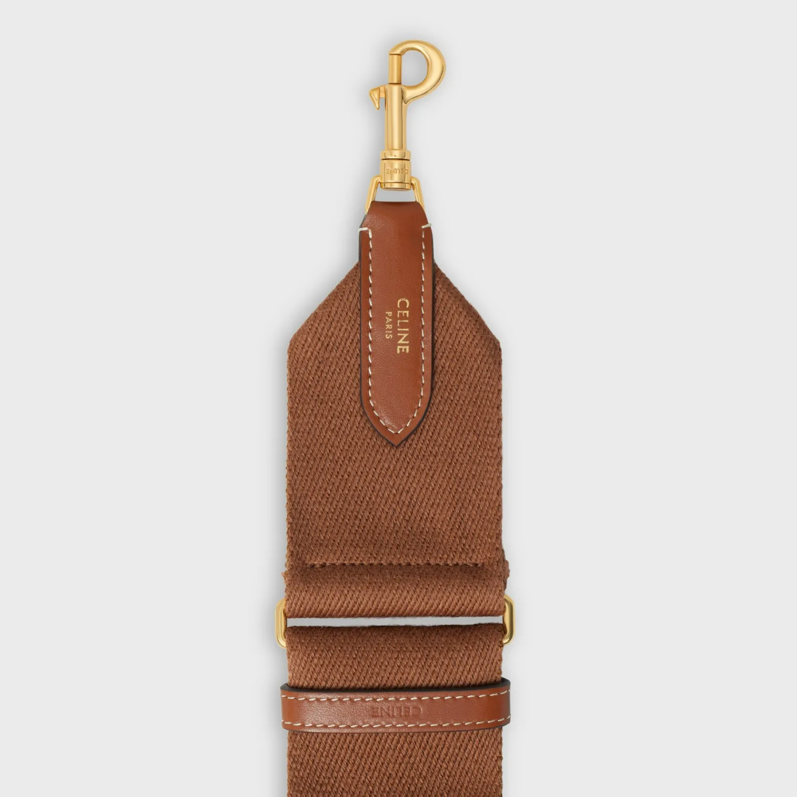 Outlet adjustable strap in wool with GOLD FINISHING Women Categories·Straps And Accessories