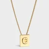 Sale Alphabet C Necklace in Brass with finish Women Alphabet | Categories·Necklaces