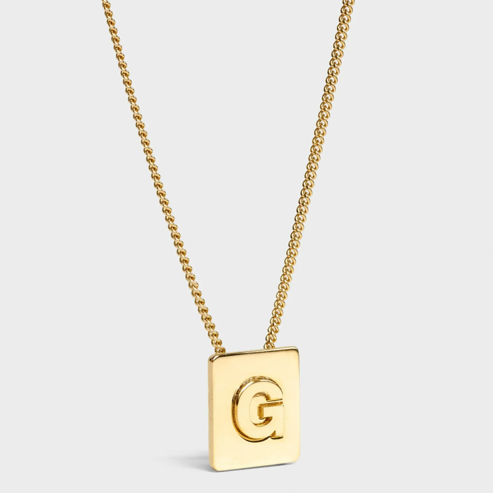 Best Alphabet G Necklace in Brass with finish Women Alphabet | Categories·Necklaces