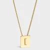 Discount Alphabet I Necklace in Brass with finish Women Alphabet | Categories·Necklaces