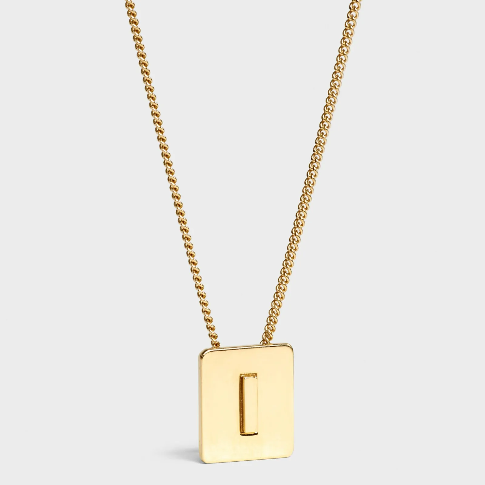 Discount Alphabet I Necklace in Brass with finish Women Alphabet | Categories·Necklaces