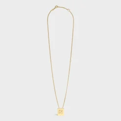 Outlet Alphabet N Necklace in Brass with finish Women Alphabet | Categories·Necklaces
