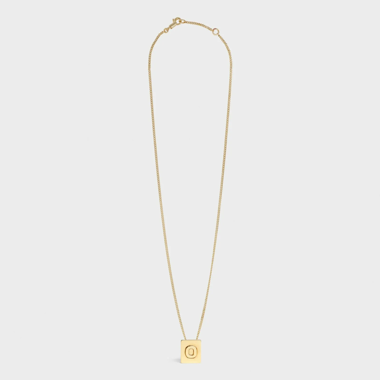 Hot Alphabet O Necklace in Brass with finish Women Alphabet | Categories·Necklaces