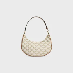 Fashion Ava Bag in Triomphe Canvas and calfskin Women Triomphe Canvas | More Lines·Ava