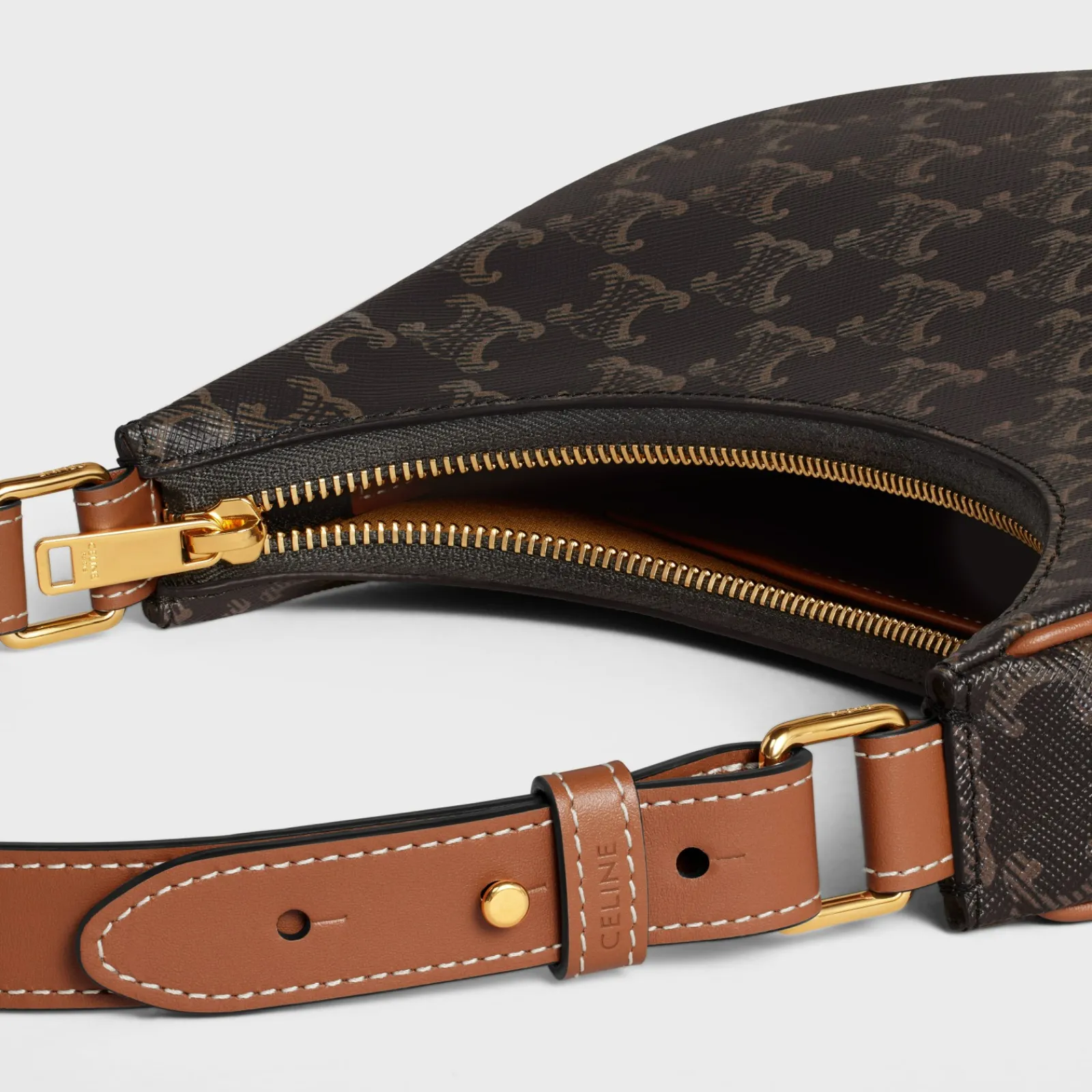 Discount Ava Bag in Triomphe Canvas and calfskin Women Triomphe Canvas | More Lines·Ava