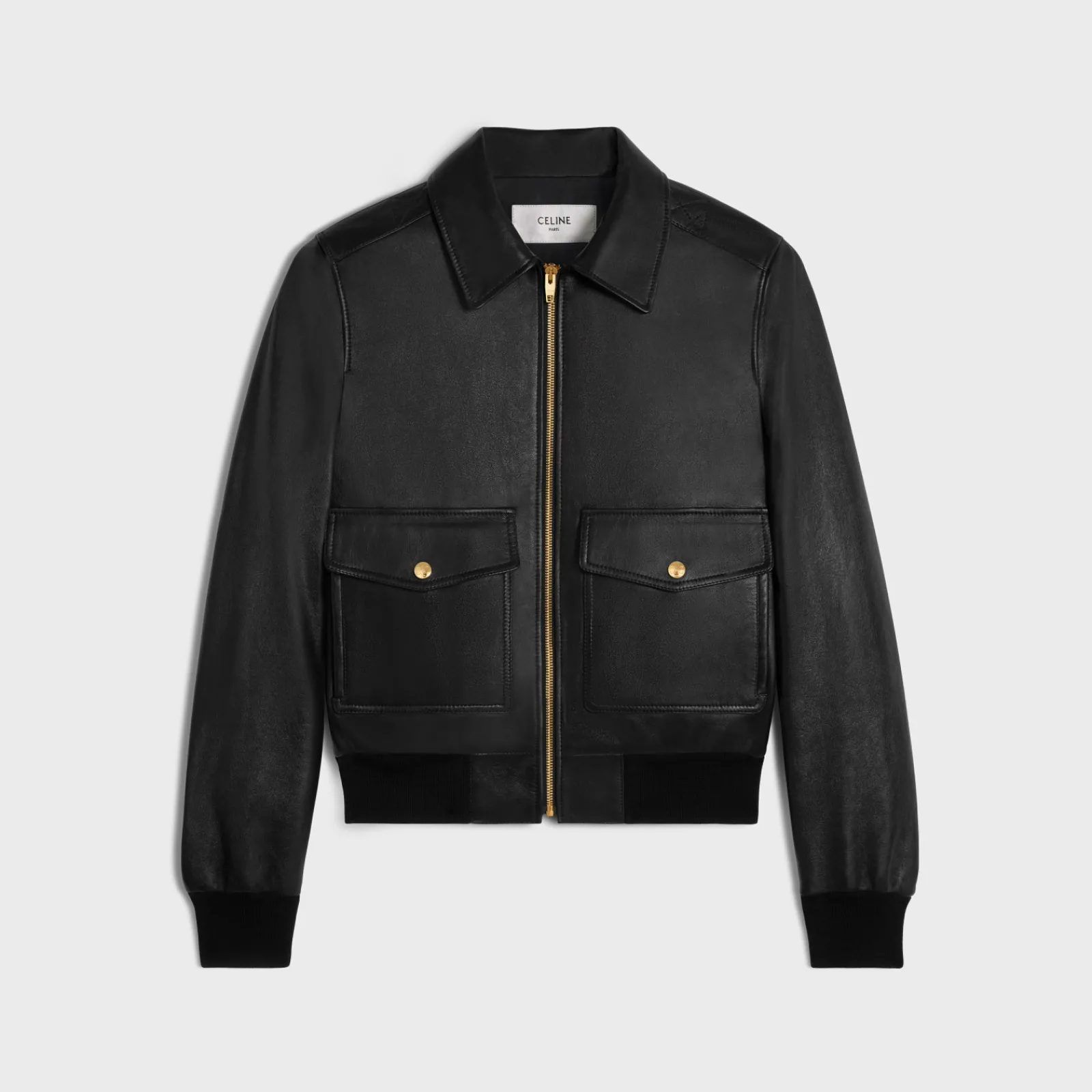 Discount aviator blouson jacket in soft lambskin Women Jackets | Leather And Shearling