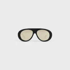 Outlet Aviator S300 Sunglasses in Acetate with Mirror Lenses Women Celine 3 Dots | Categories·Round