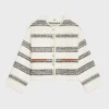 Online baja cardigan in striped tweed Women Jackets