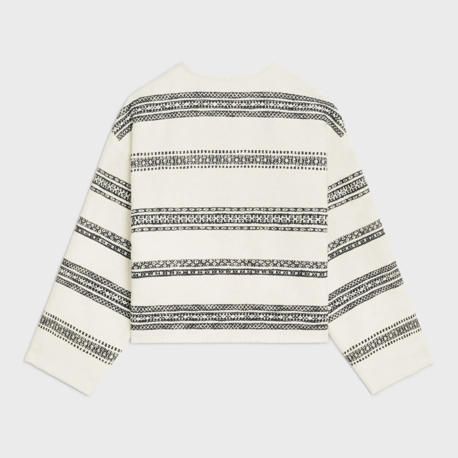 Online baja cardigan in striped tweed Women Jackets