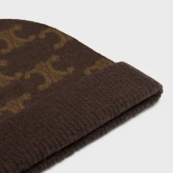 Best beanie in monogram wool, cashmere and silk Women Beanies And Scarves