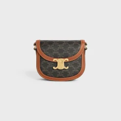 Hot BESACE CLEA in Triomphe Canvas and Calfskin Women Triomphe Canvas | More Lines·Other Lines