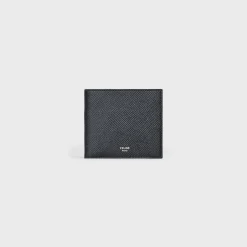 Best Bi-fold Wallet with Coin Compartment in grained calfskin Essentials | Categories·Allets