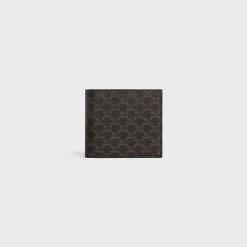 New Bi-fold Wallet with Coin Compartment in Triomphe Canvas Triomphe Canvas | Essentials