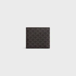 New Bi-fold Wallet with Coin Compartment in Triomphe Canvas Triomphe Canvas | Essentials