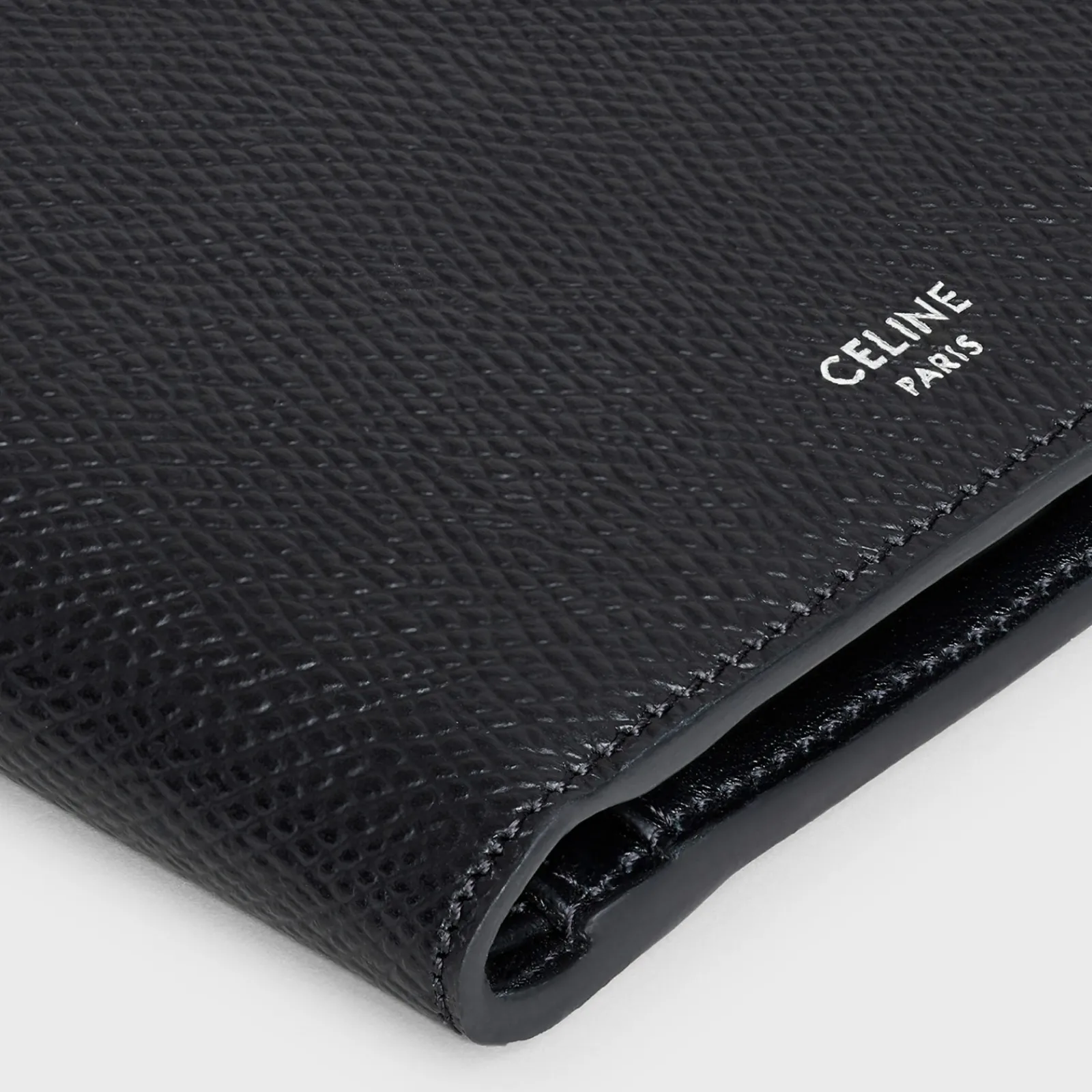 Best Bi-fold Wallet with Coin Compartment in grained calfskin Essentials | Categories·Allets