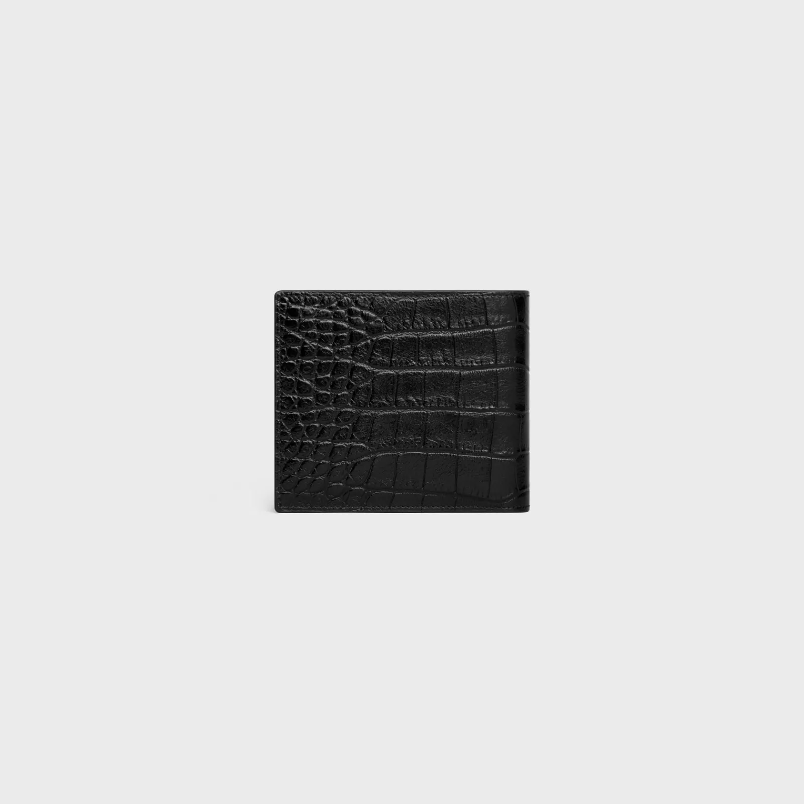 Fashion Bi-fold Wallet with Coin Stamped Croco Embossed Calf Essentials | Categories·Allets