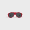 Best Black Frame 57 Sunglasses in Acetate with Leather Sunglasses