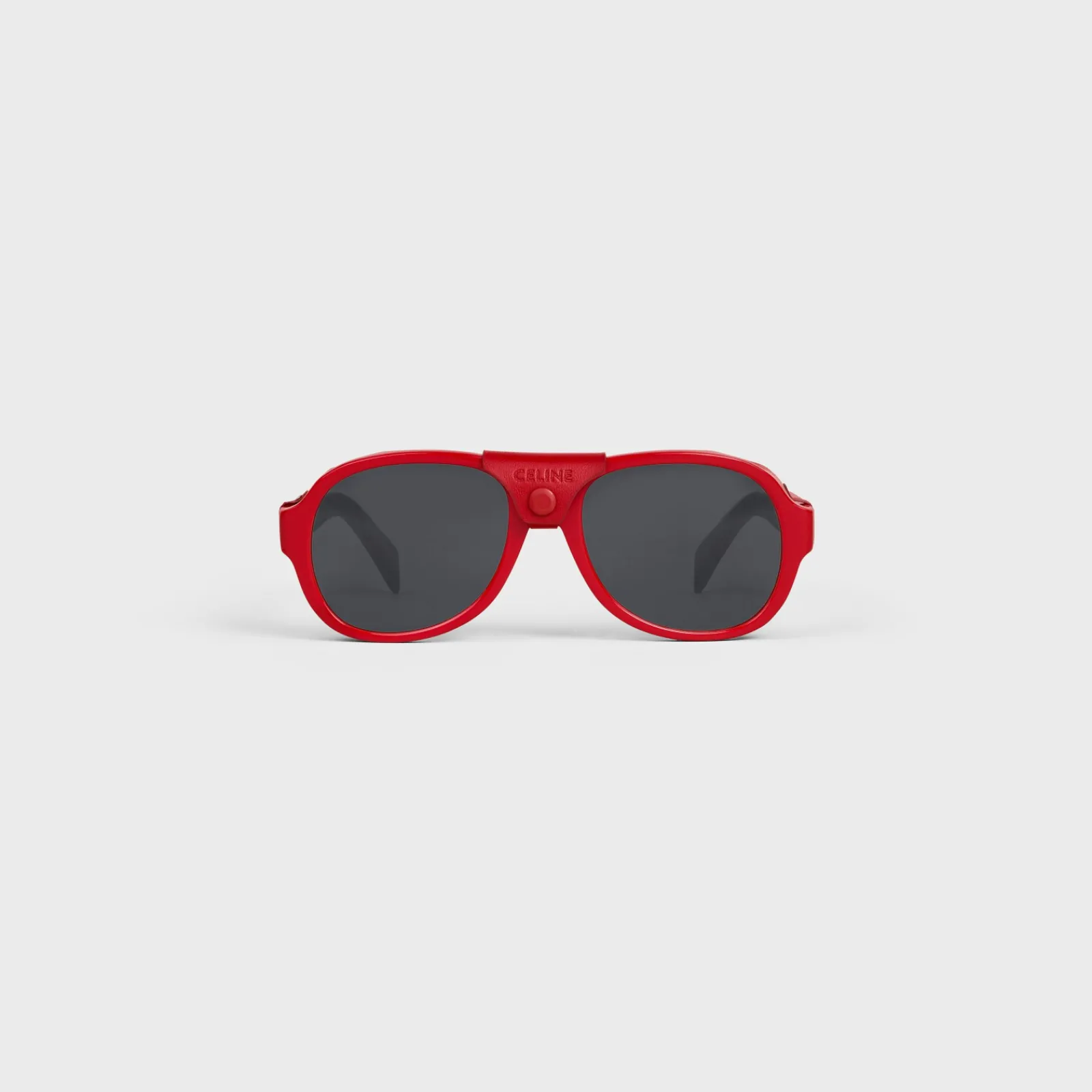 Best Black Frame 57 Sunglasses in Acetate with Leather Sunglasses