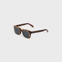 Sale Black Frame 51 Sunglasses in Acetate with Metal Sunglasses