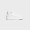 Online BLOCK SNEAKERS WITH WEDGE OUTSOLE in CALFSKIN Women Sneakers