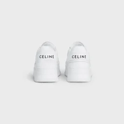 Online BLOCK SNEAKERS WITH WEDGE OUTSOLE in CALFSKIN Women Sneakers