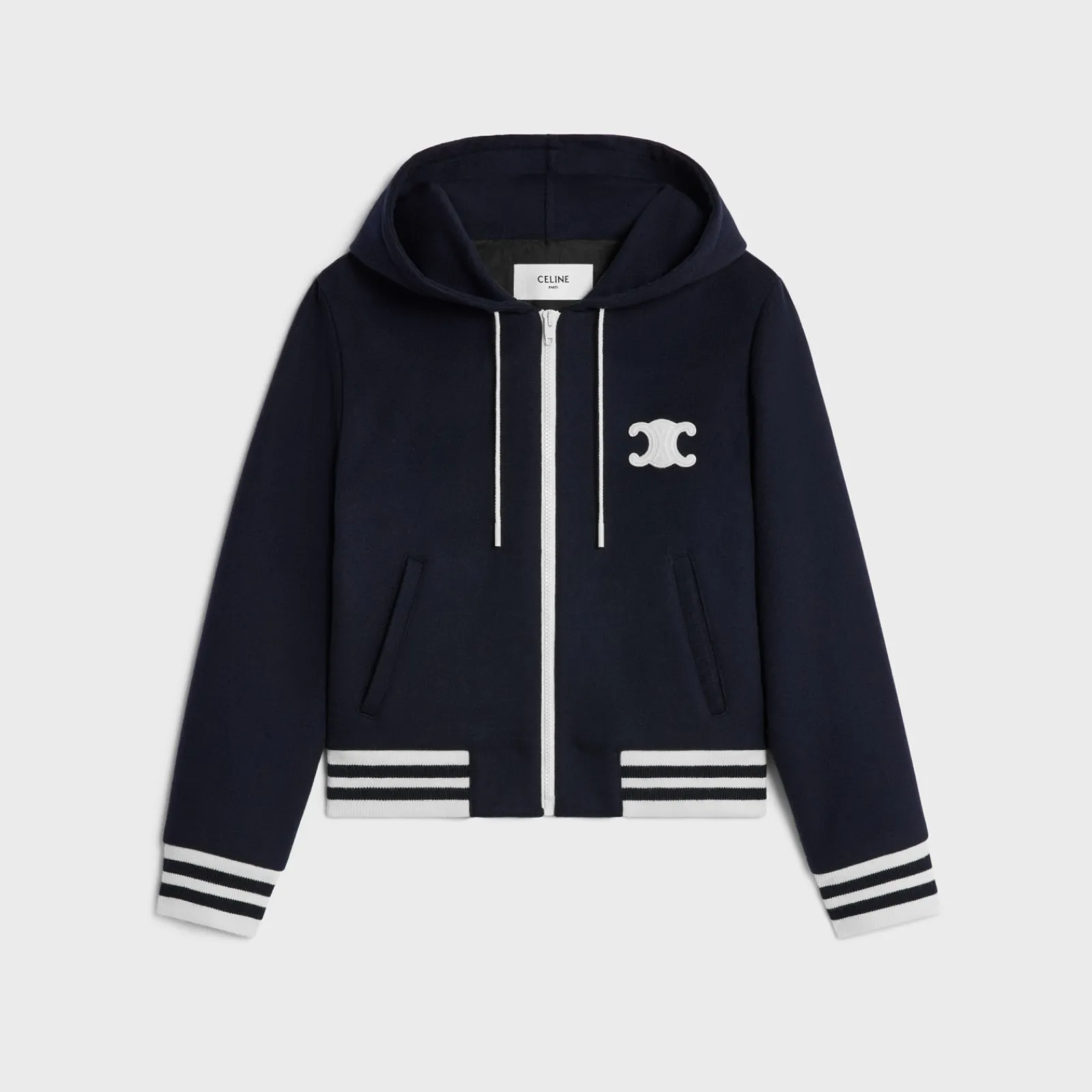 Fashion blouson Triomphe jacket in double faced cashmere Women Jackets