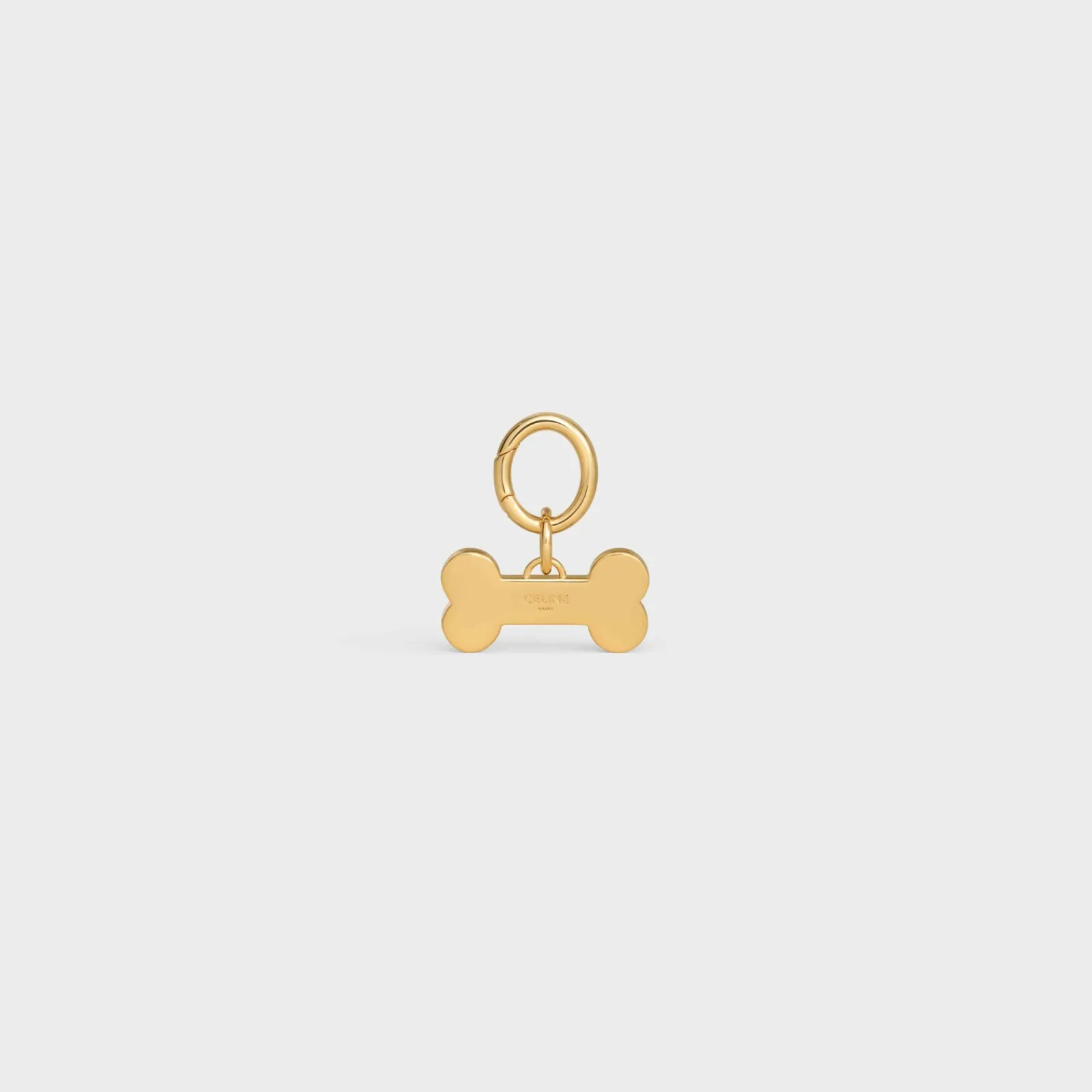 Fashion Bone strass dog medal in brass Dog Accessories