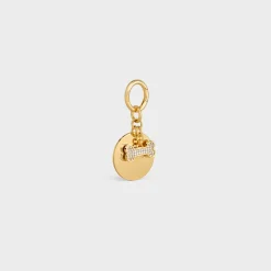 Discount Bone strass plate dog medal in brass Dog Accessories