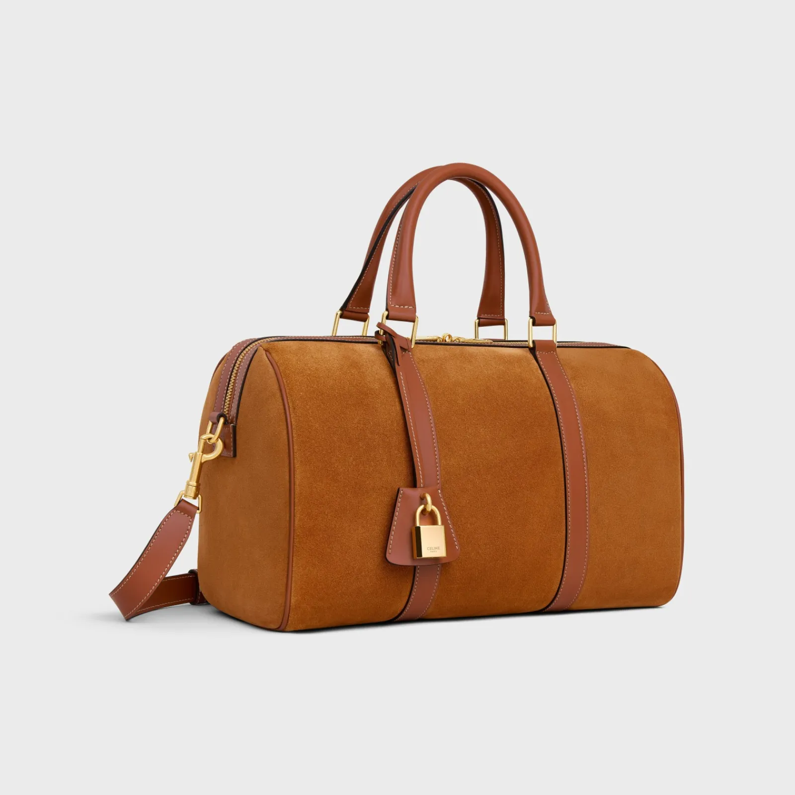 Sale BOSTON in SUEDE CALFSKIN Women More Lines·Cuir Triomphe | Categories·Top-Handle Bags