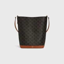 Sale Bucket in Triomphe canvas and calfskin Triomphe Canvas | Categories·Cross-Body Bags