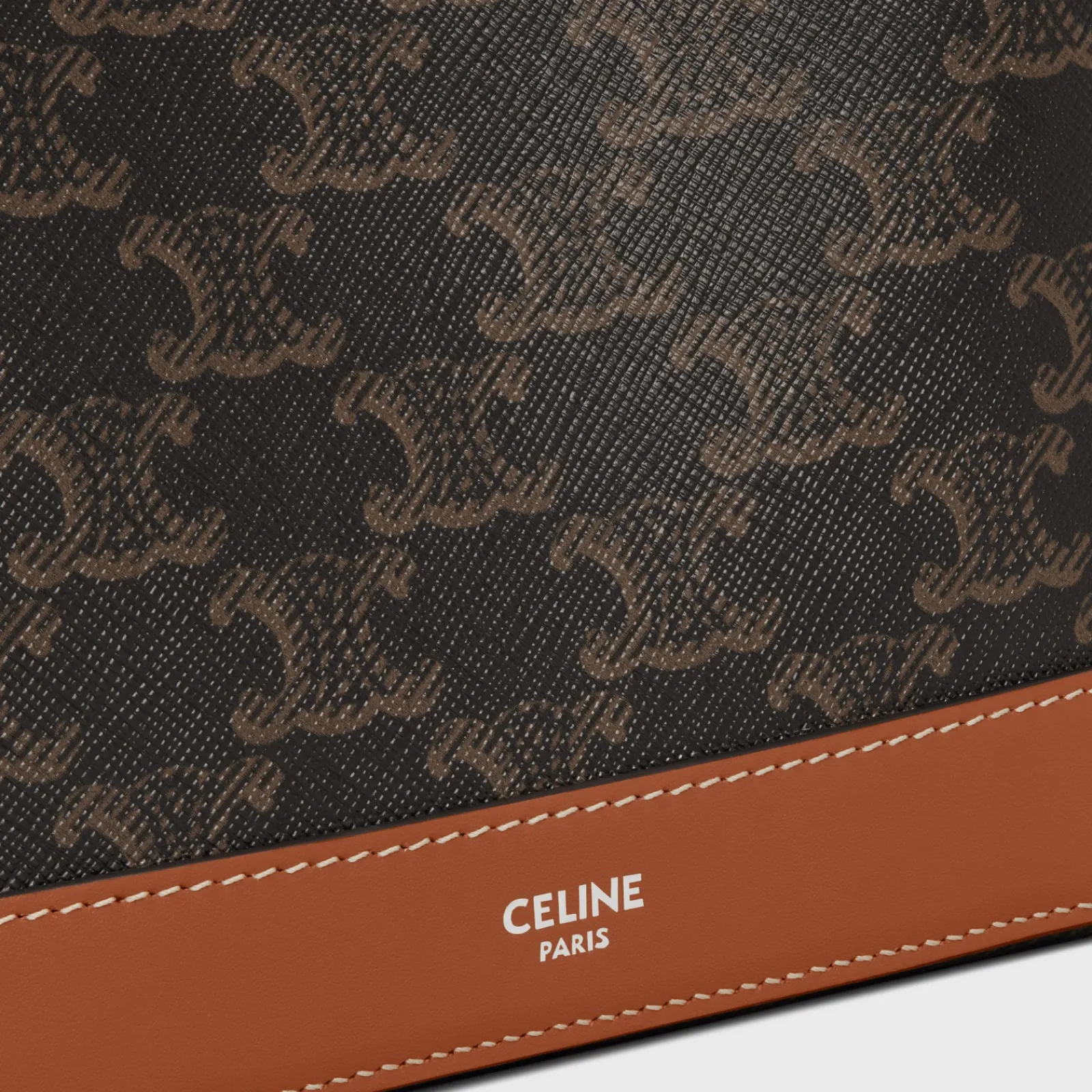 Sale Bucket in Triomphe canvas and calfskin Triomphe Canvas | Categories·Cross-Body Bags
