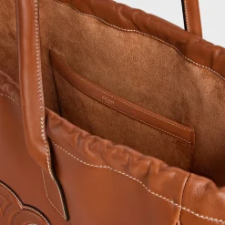 Online cabas drawstring cuir triomphe in Smooth Calfskin Women More Lines·Cuir Triomphe | Categories·Hobo And Tote Bags