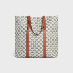 Sale CABAS WITH BUCKLE in Triomphe Canvas and calfskin Triomphe Canvas | Categories·Tote Bags