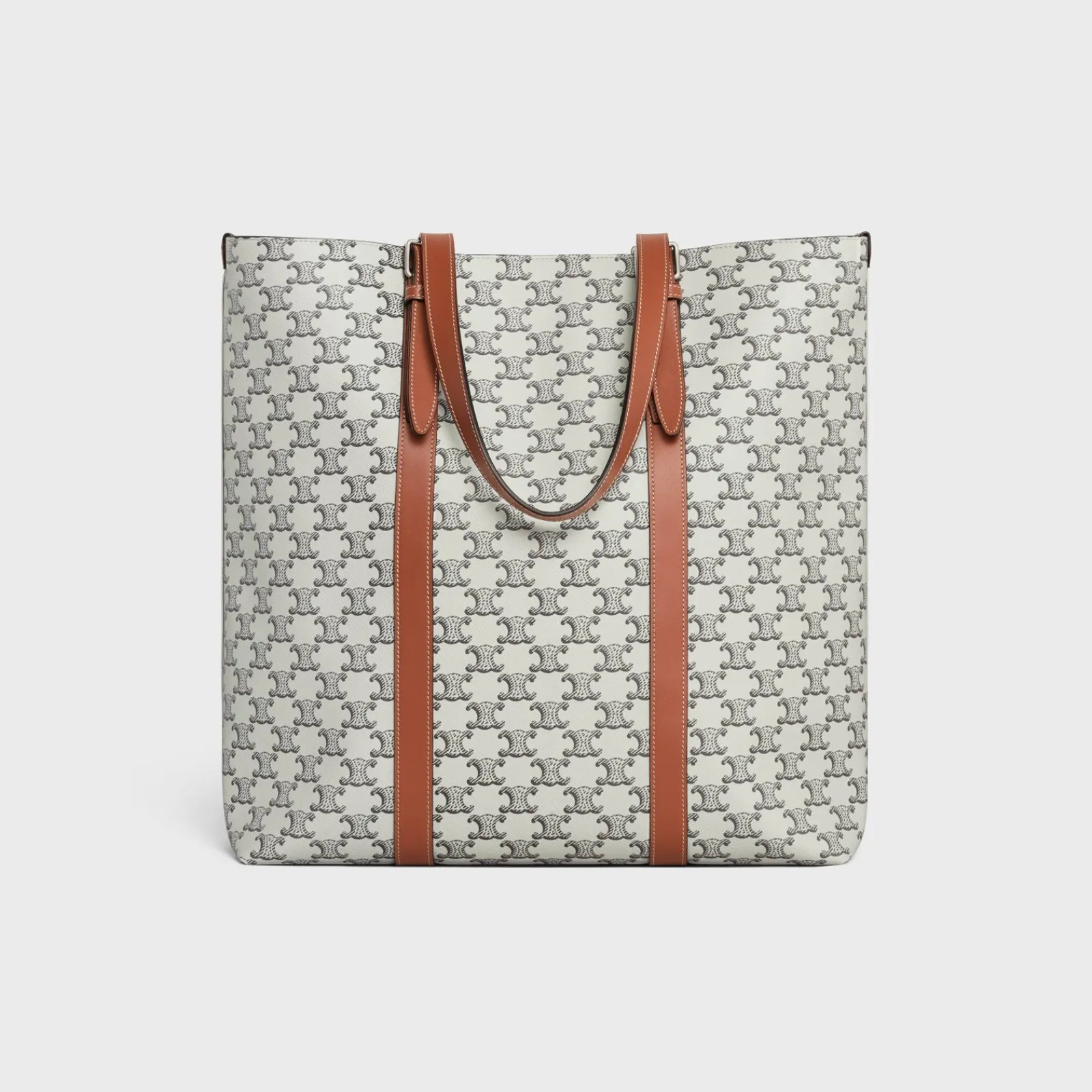 Sale CABAS WITH BUCKLE in Triomphe Canvas and calfskin Triomphe Canvas | Categories·Tote Bags