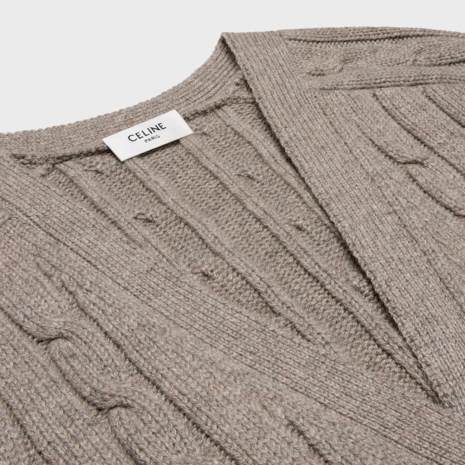 Discount cable-knit triomphe cardigan in cashmere Women Knitwear