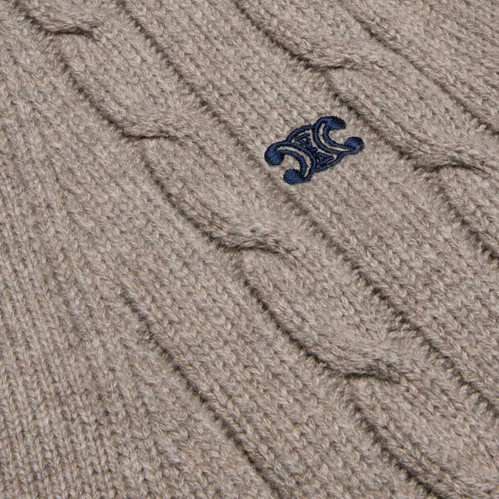 Discount cable-knit triomphe cardigan in cashmere Women Knitwear