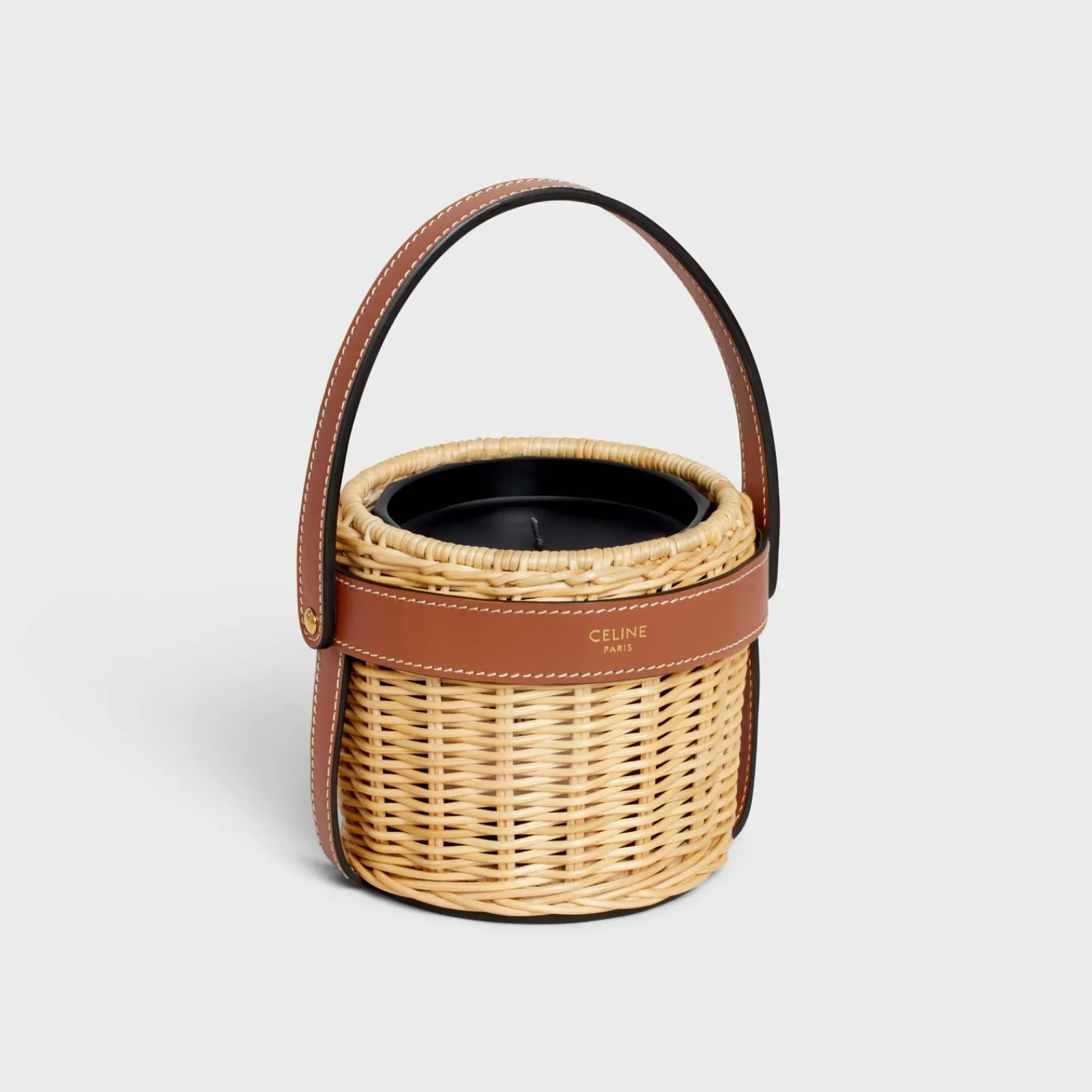 Fashion candle holder in rat and calfskin Candles And Home Scents | Home