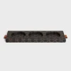 New CANDLE TRAY IN NAPPA LAMBSKIN WITH TRIOMPHE CANVAS PRINT AND CALFSKIN Candles And Home Scents | Home