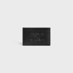 New CARD HOLDER CUIR TRIOMPHE IN SHINY CALFSKIN Women More Lines·Cuir Triomphe | More Lines·Essentials