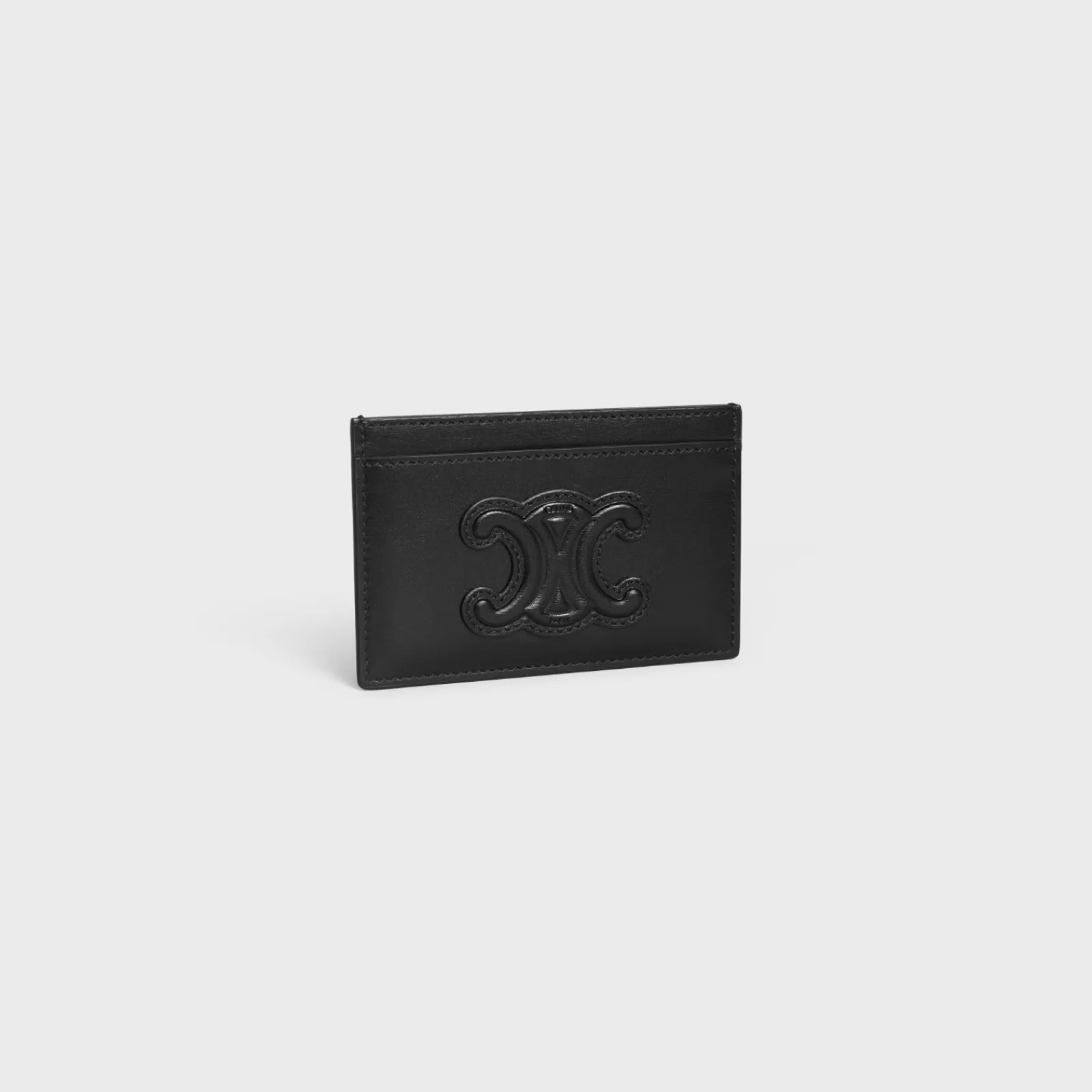 New CARD HOLDER CUIR TRIOMPHE IN SHINY CALFSKIN Women More Lines·Cuir Triomphe | More Lines·Essentials