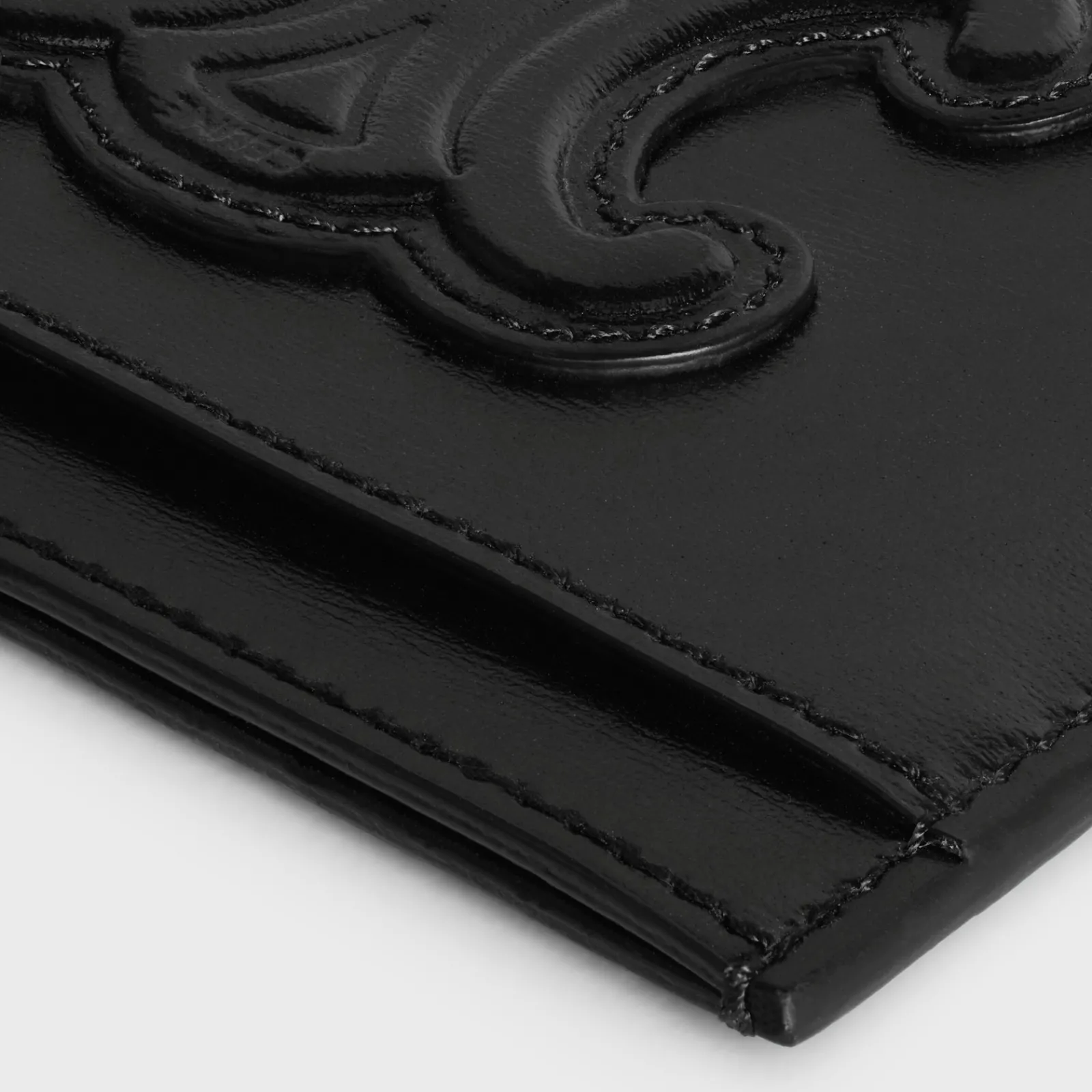New CARD HOLDER CUIR TRIOMPHE IN SHINY CALFSKIN Women More Lines·Cuir Triomphe | More Lines·Essentials