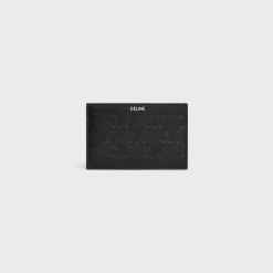 Clearance Card holder in Calfskin with triomphe embossed Essentials | Categories·Oin And Card Holders