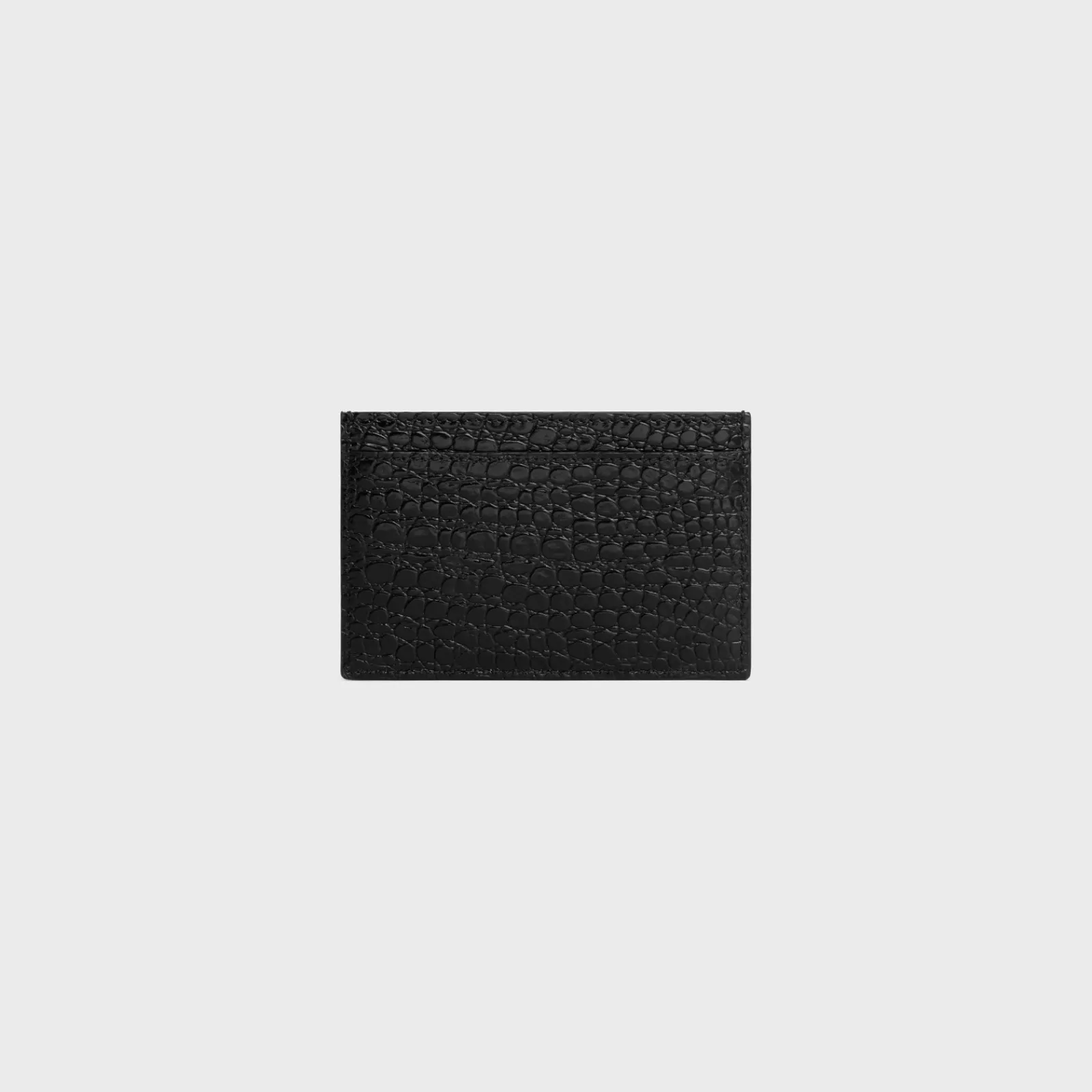 New Card holder in CROCODILE EMBOSSED CALFSKIN Categories·Oin And Card Holders
