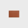 Fashion Card holder in Natural calfskin with triomphe embossed Essentials | Categories·Oin And Card Holders