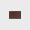 Online Card holder in Satinated calfskin with triomphe embossed Categories·Oin And Card Holders