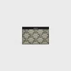 Outlet Card holder in TRIOMPHE CANVAS AND CALFSKIN Triomphe Canvas | Categories·Oin And Card Holders