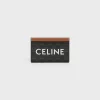 Best Card holder in Triomphe canvas with Print Women Triomphe Canvas | More Lines·Essentials