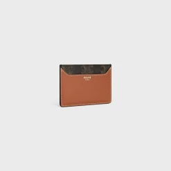 New CARD HOLDER in Triomphe canvas AND calfskin Triomphe Canvas | Categories·Oin And Card Holders